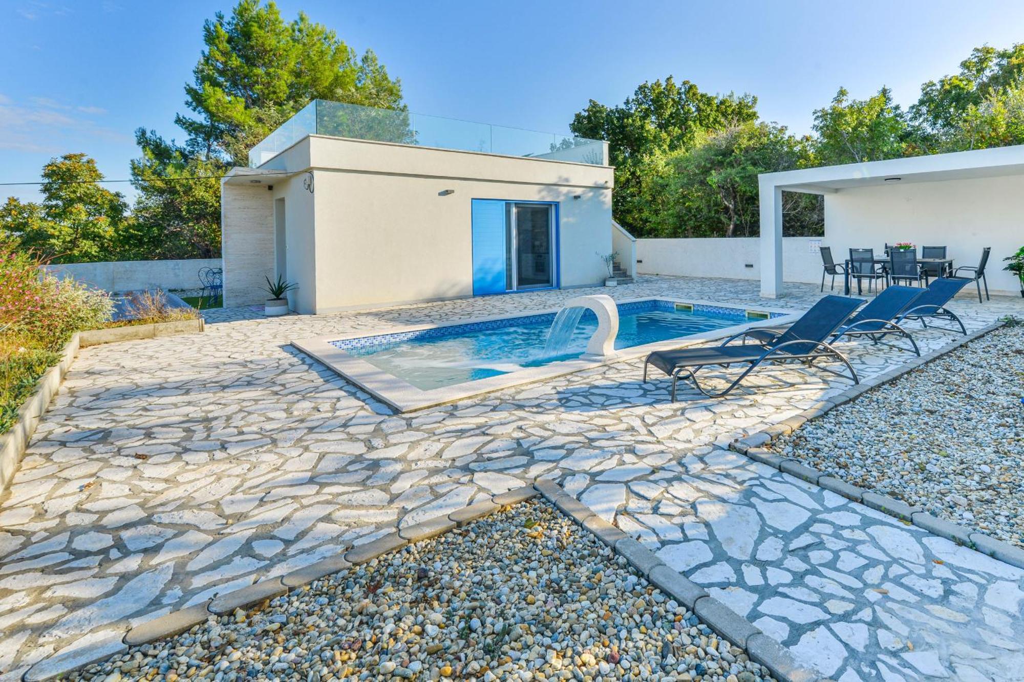 Villa Anna With Pool, Zadar County 빈예라크 외부 사진