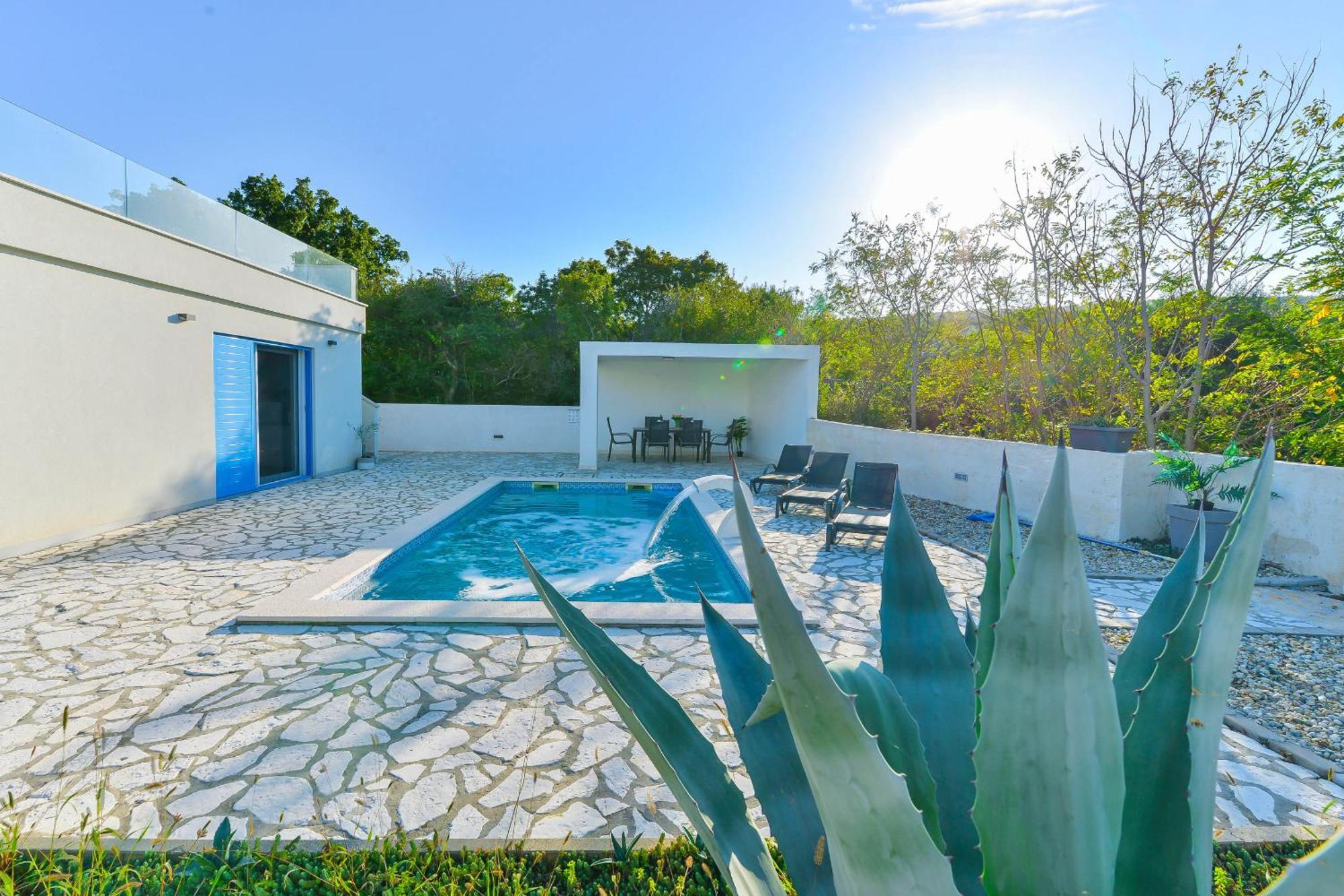 Villa Anna With Pool, Zadar County 빈예라크 외부 사진